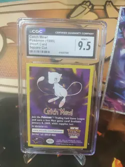 Catch Mew! 1999 Insert Card Square Cut cGc 9.5 - Image 1