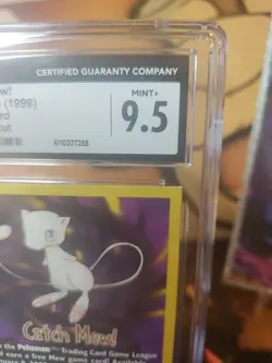 Catch Mew! 1999 Insert Card Square Cut cGc 9.5 - Image 3