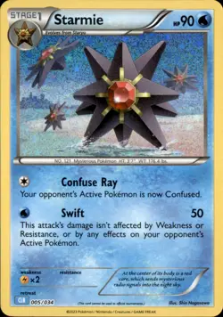 Starmie 005/034 Holo Classic Collection Trading Card Game Classic Pokemon NM - Image 1