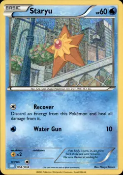 Staryu 004/034 Holo Classic Collection Trading Card Game Classic Pokemon NM - Image 1