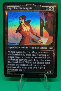 MTG Lagrella, the Magpie Streets of New Capenna 379 Gilded Foil Uncommon - Image 1