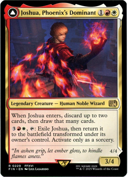 ERROR CARD Joshua, Phoenix's Dominant - 0229 - Final Fantasy MTG - Image 1