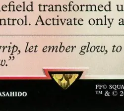 ERROR CARD Joshua, Phoenix's Dominant - 0229 - Final Fantasy MTG - Image 3