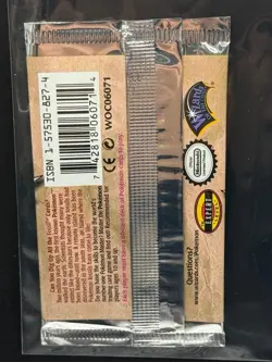 1999 Pokemon - Fossil 1st Edition Zapdos Art - EMPTY Booster Pack - NO CARDS - Image 2