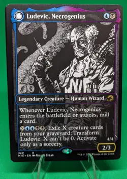 MTG Ludevic, Necrogenius Olag, Ludevic's Hubris Innistrad: Midnight Hunt - Image 1