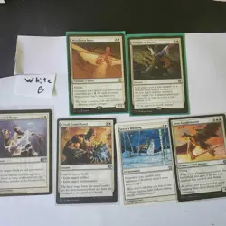 Lot of 6 MtG White Cards (B): 2 Rare or Higher +4 quality common/uncommon - Image 1