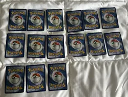 Lot of 14 cards + Pokemon Pikachu Confetti Holo Bleed Error Card McDonalds 2021 - Image 2