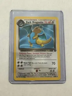 Pokemon Dark Dragonite TCG Card 22/82 Non-Holo - LP - Image 3