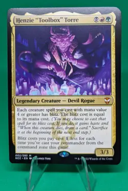 MTG Henzie "Toolbox" Torre Commander: Streets of New Capenna 002/093 - Image 1
