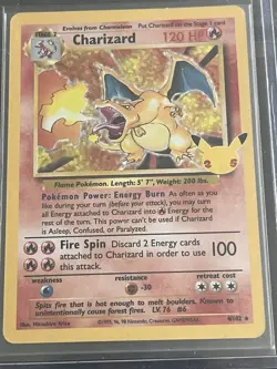 Pokemon Cards Charizard 4/102 Celebrations NM - Image 1