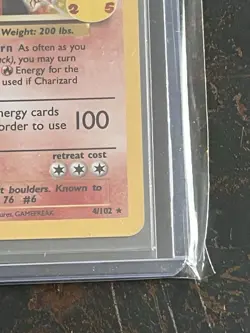Pokemon Cards Charizard 4/102 Celebrations NM - Image 4