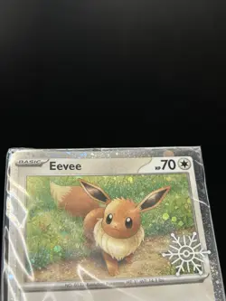 Sealed Holiday Stamped Eevee 133/165 - Pokemon 151 Card - NM - Image 2