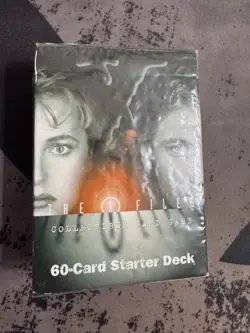 X-Files CCG 60 Card Starter Deck Factory Sealed 1996 - Image 1