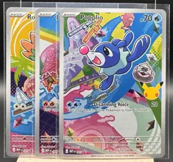 First Partner Series 1 IR Alola Set (3 Cards) 43, 44, 45 Promo Pokemon TCG NM - Image 1