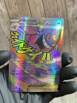 Mega Gengar EX Full Art Holo Card – 350 HP – Pokemon - Image 1