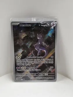 MEWTWO SVP 052 Scarlet Violet 151 Promo Illustration Rare Pokemon Card SEALED - Image 1