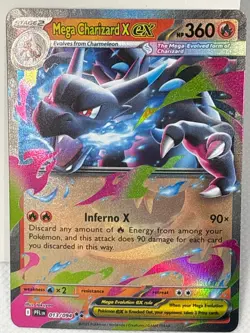 Pokemon EX Lot Charizard Mega X Gengar Mega Venusaur Full Art Holo Cards Bundle - Image 3