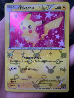Pikachu Rc7/Rc25 Uncommon Holo Pokemon Card 2013 - Image 3