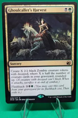 MTG Ghoulcaller's Harvest Innistrad: Midnight Hunt 225/277 Regular Rare - Image 1