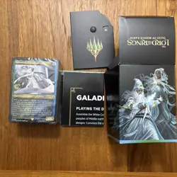 MTG LotR Commander Deck Elven Council Sealed +Promo Cards, Dragon Shield Sleeves - Image 1