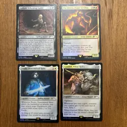 MTG LotR Commander Deck Elven Council Sealed +Promo Cards, Dragon Shield Sleeves - Image 2