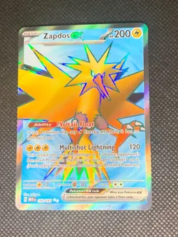 Zapdos ex 192/165 - S&V 151 Pokemon Card - NM - Image 1