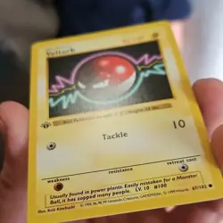 Pokemon TCG Base Set 1st Edition Basic & Trainer Lot 6 Cards Voltorb Raticate - Image 2