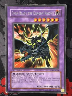 Dark Blade the Dragon Knight RDS-EN035 1st Edition Rare HP - Image 2