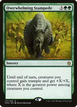 MTG Overwhelming Stampede [CMA] #131 - Image 1