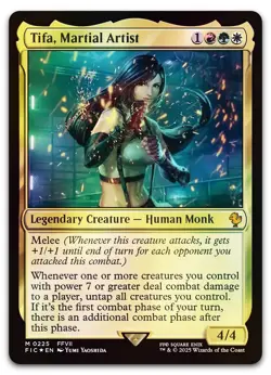 Tifa, Martial Artist (Surge Foil) #225 (NM) Final Fantasy FIC Magic MTG - Image 1