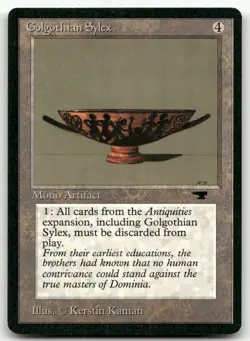 Golgothian Sylex (NM) Antiquities ATQ Magic MTG - Image 1