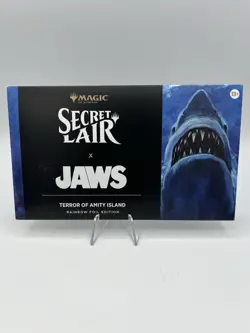 MTG Secret Lair Jaws Terror Of Amity Island Rainbow Foil New Sealed - Image 1