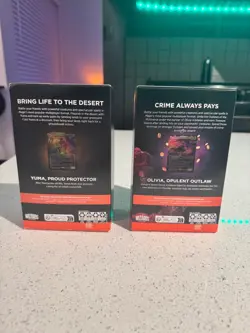 MTG Outlaws of Thunder Junction Commander Deck Bundle Desert Bloom + Most Wanted - Image 2