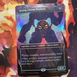MTG, TMNT | Krang, Utrom Warlord, Borderless (M) Foil | #0221 - Image 1