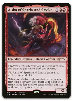 Aisha of Sparks and Smoke #12 (NM) SLX SLX Magic MTG - Image 1