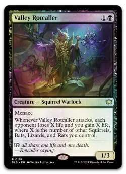Valley Rotcaller #119 (Foil) (NM) Bloomburrow BLB Magic MTG - Image 1