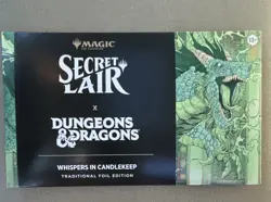 Magic: The Gathering Secret Lair D&D Whispers in Candlekeep Traditional Foil Box - Image 1