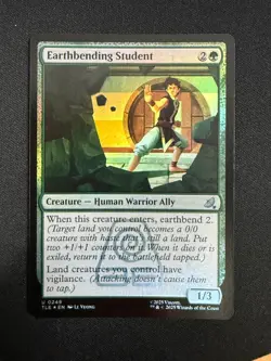 Earthbending Student (FOIL) - Avatar (MTG) NM - Image 1