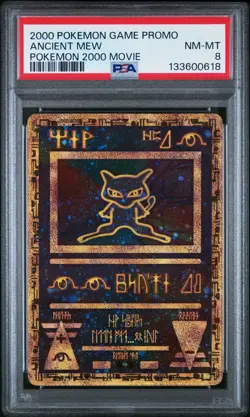 2000 POKEMON GAME MOVIE POKEMON 2000 MOVIE ANCIENT MEW PSA 8 - Image 1