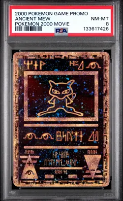 2000 POKEMON GAME MOVIE POKEMON 2000 MOVIE ANCIENT MEW PSA 8 - Image 1
