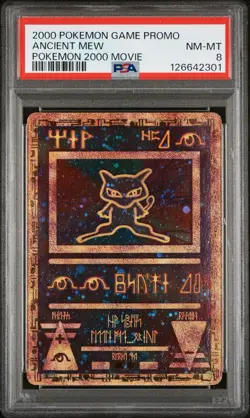 2000 POKEMON GAME MOVIE ANCIENT MEW POKEMON 2000 MOVIE PSA 8 - Image 1