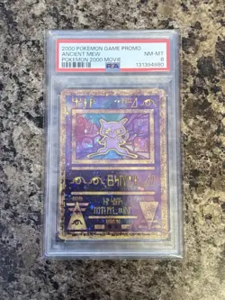 2000 POKEMON GAME MOVIE POKEMON 2000 MOVIE ANCIENT MEW PSA 8 - Image 1