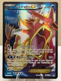 Gyarados EX (Full Art) 114/122 Breakpoint Holo Illustration Rare Pokemon NM/LP - Image 1