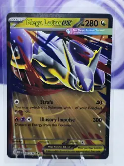 Mega Latias EX 100/132 Pokemon Me01: Mega Evolution Holo NM - Image 1