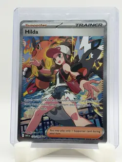 Pokemon TCG Hilda Full Art Trainer White Flare Card 171/086 - Image 1