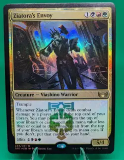 MTG Ziatora's Envoy Streets of New Capenna 232/281 Foil Rare - Image 1