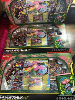 Pokemon TCG Mega Venusaur EX Premium Collection Box Sealed Lot Of 3 - Image 1