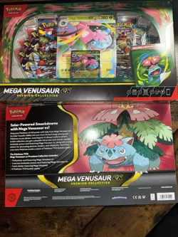 Pokemon TCG Mega Venusaur EX Premium Collection Box Sealed Lot Of 3 - Image 2