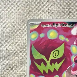 Pokemon TCG Cynthia's Spiritomb Full Art Holo ASC EN 244/217 Rare Basic 2026 - Image 2