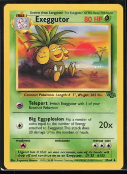 Exeggutor 35/64 Jungle Vintage WOTC Pokemon TCG NM - Image 1
